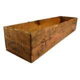 Antique H. DISSTON & SONS SHIPPING CRATE/BOX So Rare! "1/2 DOZEN 206 WOOD SAWS"