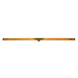 Antique STANLEY 24" FOLDING BOXWOOD RULE No. 6 w/ 12" BRASS SLIDE 19th C. Ruler!