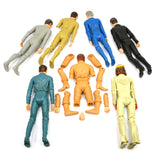 Vintage MARX JOHNNY WEST FIGURE Lot of 7 Figures GERONIMO Sam Cobra SIR GORDON +