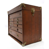 Antique WOOD MACHINIST CHEST Many Broken/Missing Parts but STILL LOVELY & USABLE