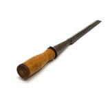 Antique SWAN MORTISE 3/4" SOCKET CHISEL Mortising Tool + Handle 8" BLADE 15"ovrl