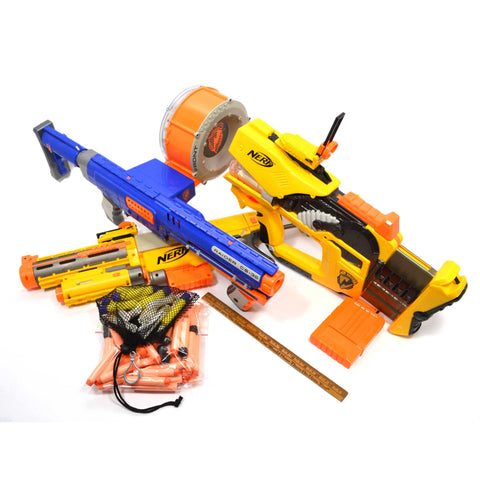 Tested NERF LOT; 3-GUNS & More! RAIDER CS-35 Recon FIREFLY 86 Bullets & MORE +!