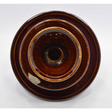 Antique PORCELAIN INSULATOR w/ Hardware U-961 or U-963? Multi-Skirt 3-GLAZE-WELD