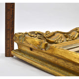 Original Art OIL ON PAINTING Vintage SIGNED "ALFIERI" Head Scarf NUDE BACK WOMAN