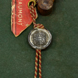 Vintage "DE BEAUMONT" STRONG/LOCK BOX Heavy-Duty Steel GREEN CASH CHEST w/ KEY!