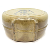 Antique STONEWARE WINE CANTEEN by WHITES POTTERY for "I.F& K WINES" c.1890 Rare!