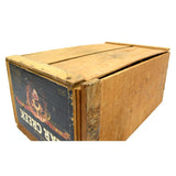 Vintage HOLMES BEAR CREEK FRUIT CRATE Pears/Peaches GRAPHIC BEAR LOGO LABEL Rare