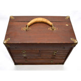 Antique WOOD MACHINIST CHEST Many Broken/Missing Parts but STILL LOVELY & USABLE