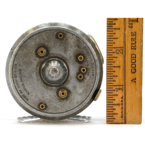 Antique HARDY BROS FLY FISHING REEL Very Rare "ST. GEORGE JUNIOR" England c.1920