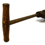 Vintage BARNES No. 5 PIPE / TUBE CUTTER Heavy Duty 34" w/ 3.5-7.5 CUTTING RANGE