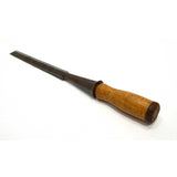 Antique SWAN MORTISE 3/4" SOCKET CHISEL Mortising Tool + Handle 8" BLADE 15"ovrl
