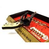 Vintage WAGON TRAIN WESTERN .44 CAP-GUN with "ZING" #48 in Box! LESLIE-HENRY CO.