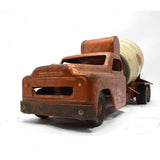 Vintage STRUCTO READY-MIX CONCRETE" TRUCK Cement Mixer BROWN-GOLD **Has Issues**