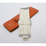 Vintage KEUFFEL & ESSER "DECI-LON" SLIDE RULE #68-1130 c.1961 in LEATHER CASE