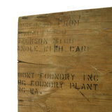 Antique HOMEMADE 3-DRAWER CABINET Unusual LOCK-PLATE Tool Chest OLD GREEN PAINT!