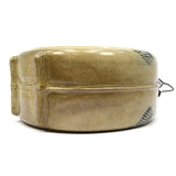 Antique STONEWARE WINE CANTEEN by WHITES POTTERY for "I.F& K WINES" c.1890 Rare!