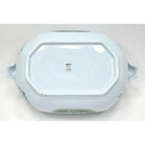 Excellent! SPODE 'FITZHUGH' GREEN SOUP TUREEN Large 1-Gallon w/ Lid! *NO LADLE*