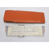 Vintage KEUFFEL & ESSER "DECI-LON" SLIDE RULE #68-1130 c.1961 in LEATHER CASE