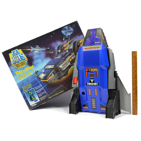 Vintage TONKA GOBOTS "THRUSTER" No. 7245 "RENEGADE HEADQUARTERS" in BOX! c.1985