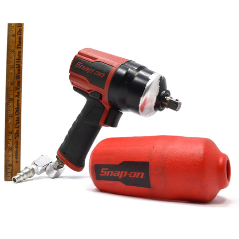 New (No Box) SNAP-ON PNEUMATIC IMPACT WRENCH 1/2" Drive Mo. PT850P with Booty!