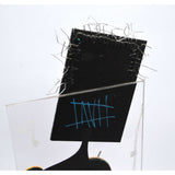 Original 3D MIXED MEDIA 'GUITAR CLOCK DUDE' ART Hand-Painted & Sculpted WORKS!!