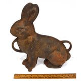 Antique GRISWOLD RABBIT CAKE MOLD (1-Half Only) CAST IRON BUNNY No. 863 Doorstop