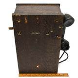 Vintage ERICSSON WALL PHONE BOX Model AB700 *UNTESTED* Made in Sweden, c.1925-31