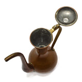 Antique HAMMERED COPPER 9" LIDDED PITCHER Russian Hallmarked TEA / WATER CARAFE