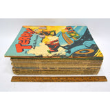 Reprint "STEVE CANYON" & "TERRY AND THE PIRATES" COMIC BOOK Lot of 16 PAPERBACKS