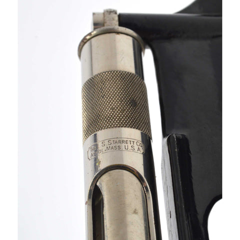 Vintage STARRETT 12" MACHINIST LEVEL with Ground, Cross-Check & Graduated Vials