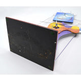 Original 3D MIXED MEDIA 'GUITAR CLOCK DUDE' ART Hand-Painted & Sculpted WORKS!!