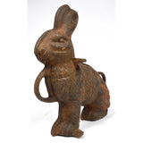 Antique GRISWOLD RABBIT CAKE MOLD (1-Half Only) CAST IRON BUNNY No. 863 Doorstop
