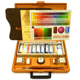Vintage PERMANENT PIGMENTS #355 Artist OIL COLOR PAINT SET in Orig. Case! c.1954
