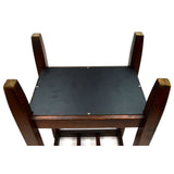 Antique MAHOGANY UMBRELLA RACK Wood Cane Stand w/ Tray ARTS & CRAFTS Entry Foyer