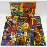 Reprint "STEVE CANYON" & "TERRY AND THE PIRATES" COMIC BOOK Lot of 16 PAPERBACKS