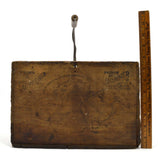 Vintage WOODEN FRUIT CRATE w/ Rare Handle "BONNER'S SEEDLESS RAISINS" California