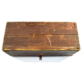 Antique EAGLE LOCK CO SALESMAN CHEST Wood Box + GRANGER TOBACCO ADVERTISING Rare