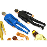 Vintage MARX JOHNNY WEST FIGURE Lot of 7 Figures GERONIMO Sam Cobra SIR GORDON +