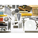 Vintage WATCHMAKERS and/or JEWELERS SUPPLIES Huge Lot! TOOLS Parts/Pieces c.1950