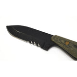 Vintage SHADOW TECH KNIVES Green Micarta STK SPEAR POINT KNIFE + Scabbard/Sheath