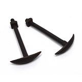 Antique CARRIAGE BOLTS Pair / Lot of 2 HAND FORGED Salvaged Hardware STEAMPUNK