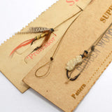 Antique WINCHESTER & S.P "SUPERIOR TROUT FLIES" On Card "REUBEN WOOD 3201" Rare!