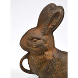 Antique GRISWOLD RABBIT CAKE MOLD (1-Half Only) CAST IRON BUNNY No. 863 Doorstop