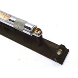 Vintage STARRETT 12" MACHINIST LEVEL 98-12 Ground, Cross-Check & Graduated Vials