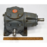 Never Used BOSTON GEAR WORKS 1:1 "WORM GEAR REDUCTOR" 300 Series Reducer XR146-1