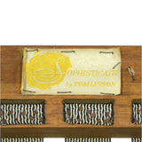 Vintage MID-CENTURY TOMLINSON "SOPHISTICATE" ARM CHAIR Walnut CURVED BACK Modern