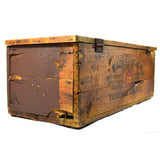 Antique EAGLE LOCK CO SALESMAN CHEST Wood Box + GRANGER TOBACCO ADVERTISING Rare