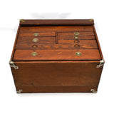 Antique WOOD MACHINIST CHEST Many Broken/Missing Parts but STILL LOVELY & USABLE