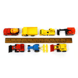 Vintage MATCHBOX c.1976-80 CONSTRUCTION & FARM VEHICLES-MACHINES Lot of 7 Lesney