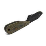 Vintage SHADOW TECH KNIVES Green Micarta STK SPEAR POINT KNIFE + Scabbard/Sheath